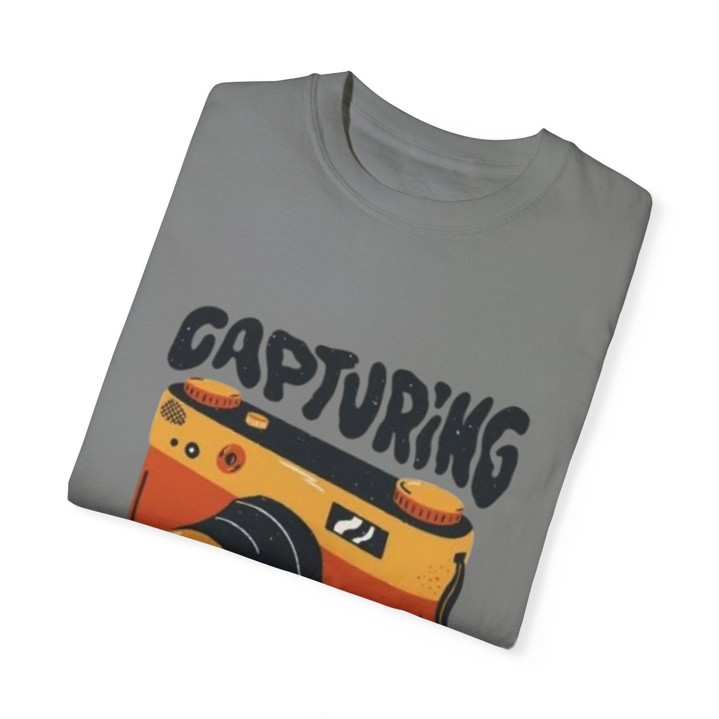 Capturing Moments Unisex Garment-Dyed T-shirt - Photography Lovers Tee - AitaAma