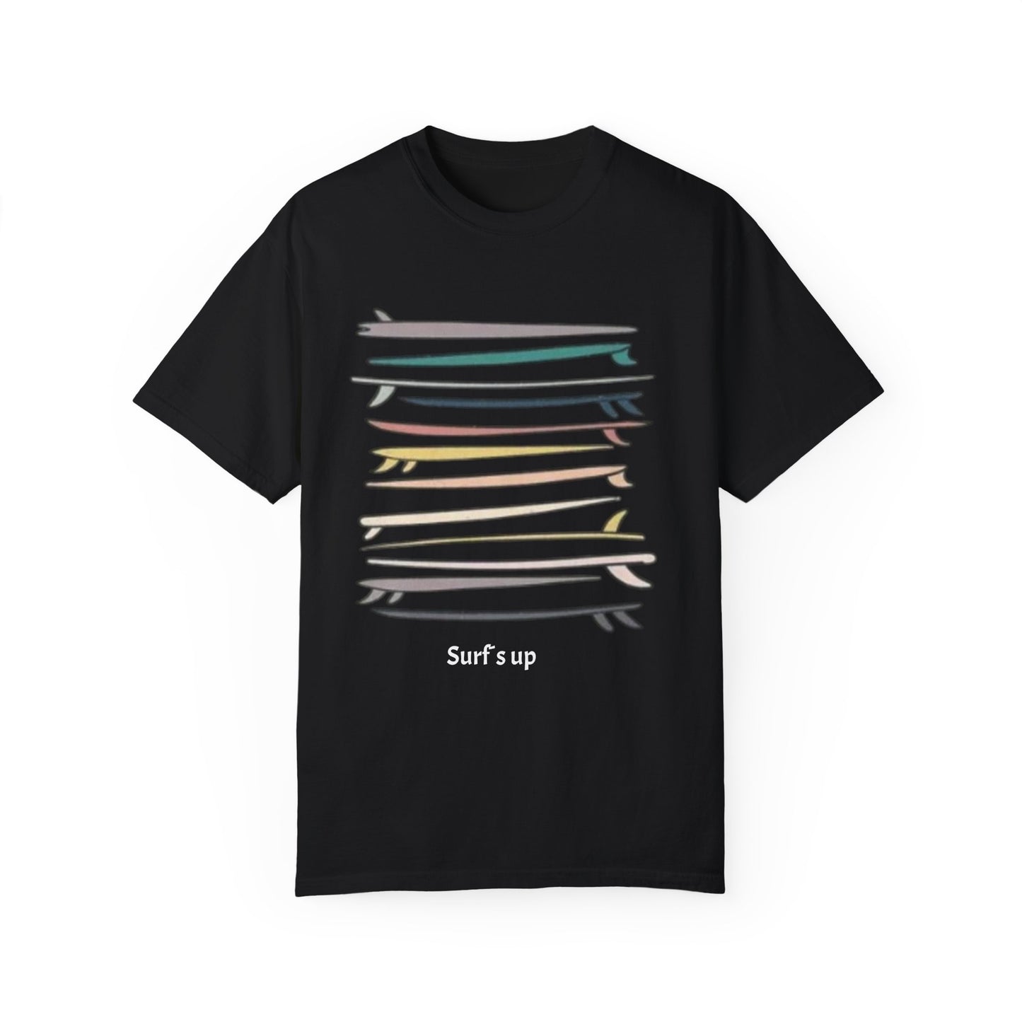 Surf's Up Unisex Garment-Dyed T-Shirt - Perfect for Beach Lovers - AitaAma