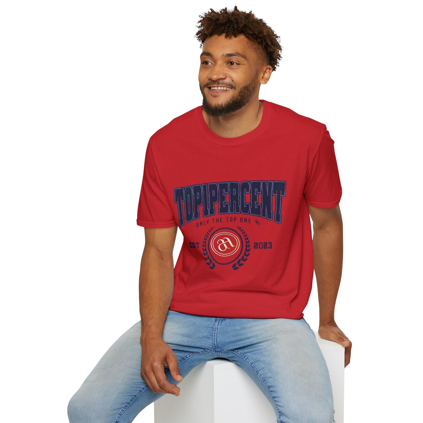 Top Percent Unisex Softstyle T-Shirt - Celebrate Excellence, Perfect for Achievement Lovers - AitaAma