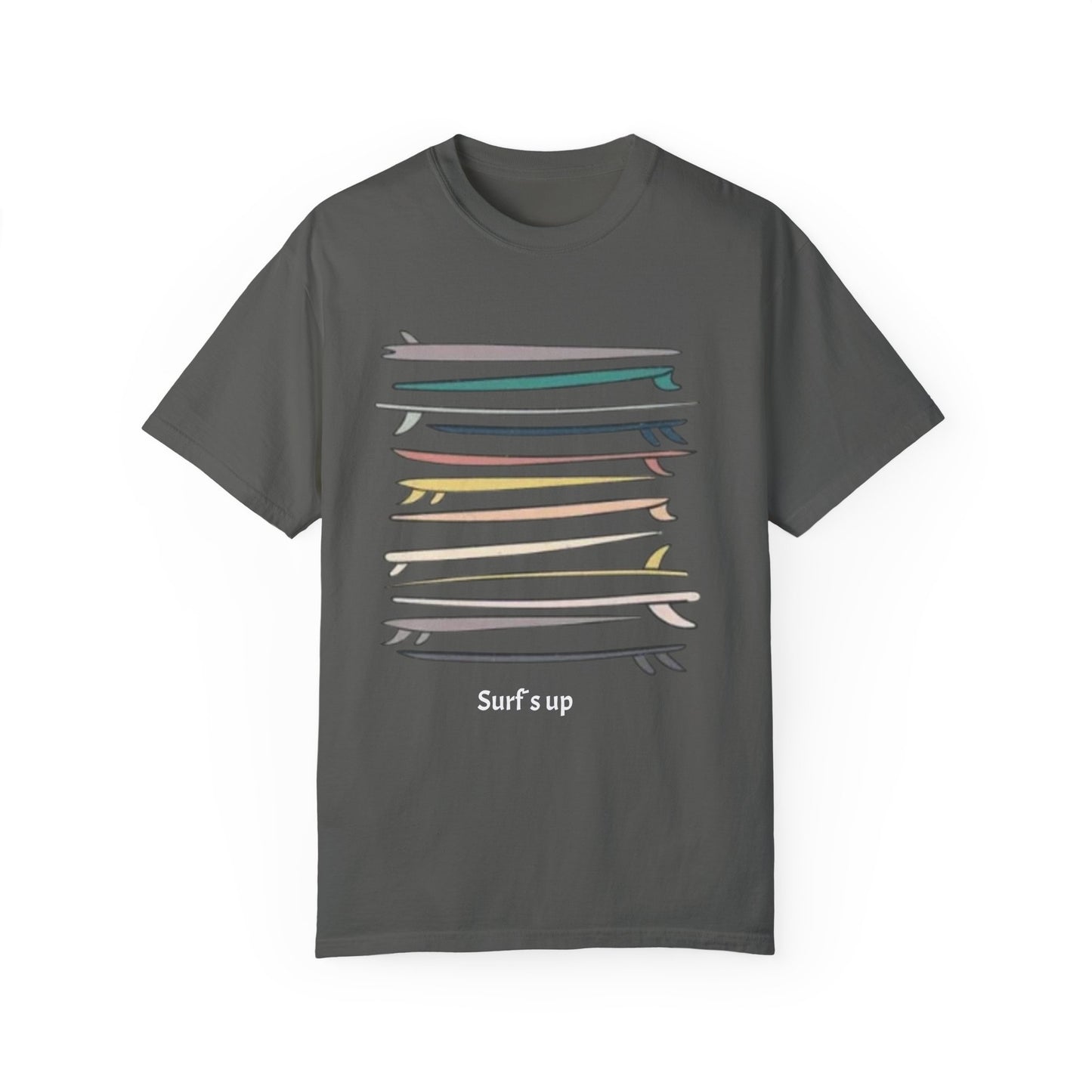 Surf's Up Unisex Garment-Dyed T-Shirt - Perfect for Beach Lovers - AitaAma