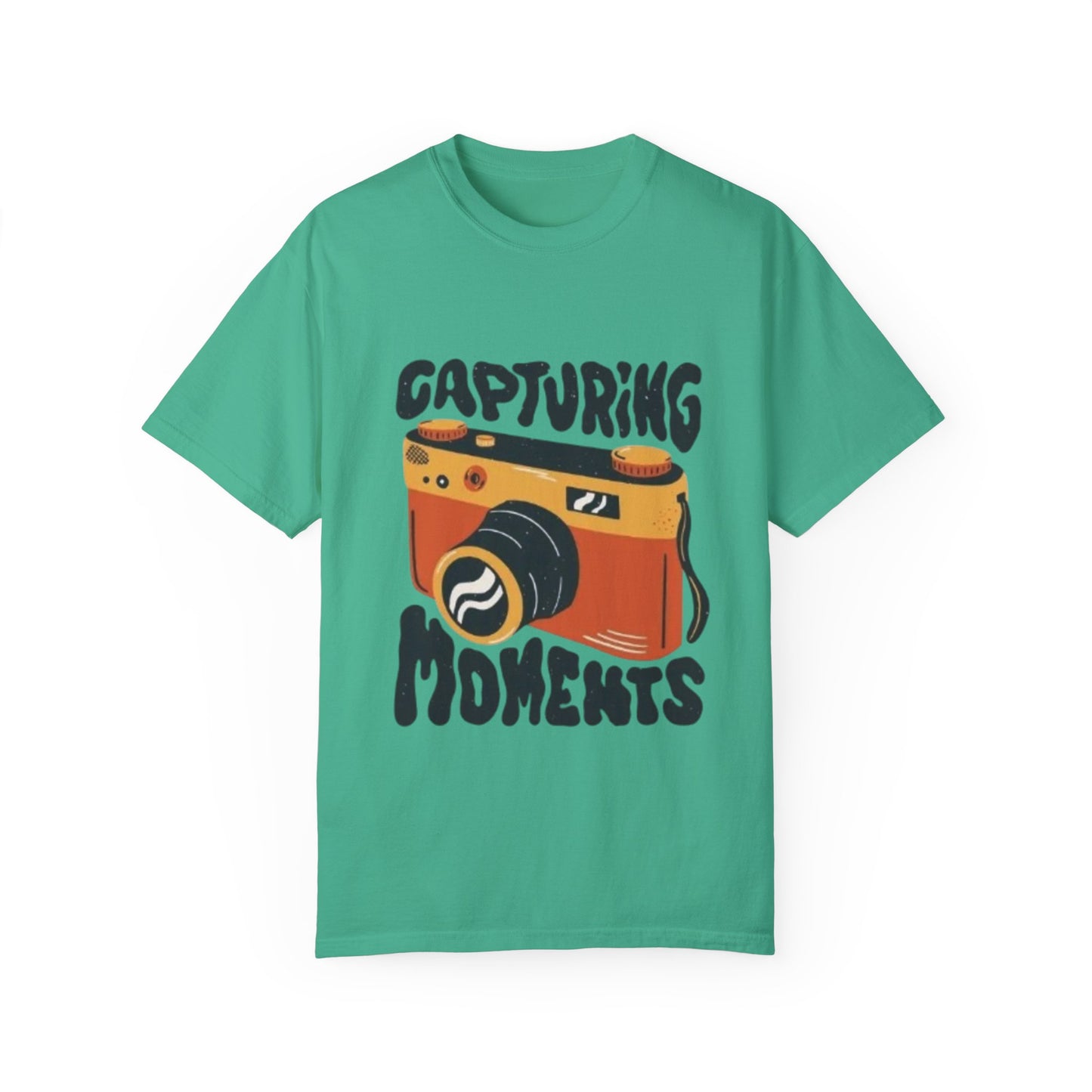 Capturing Moments Unisex Garment-Dyed T-shirt - Photography Lovers Tee - AitaAma