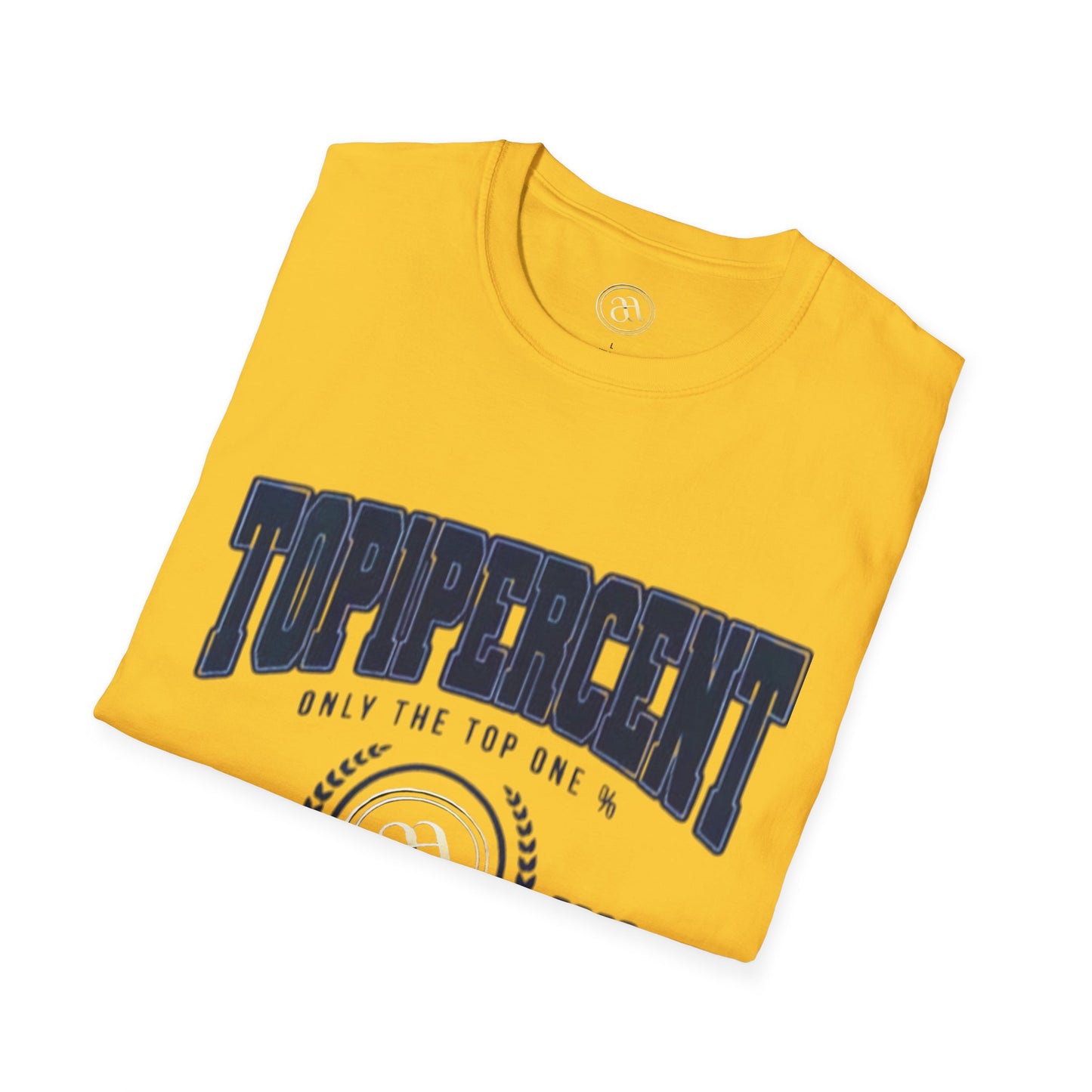 Top Percent Unisex Softstyle T-Shirt - Celebrate Excellence, Perfect for Achievement Lovers - AitaAma