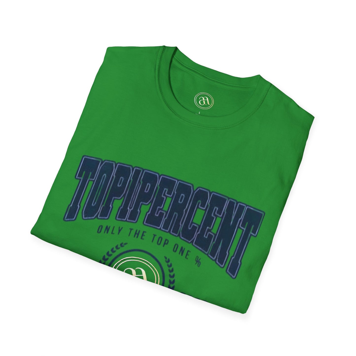 Top Percent Unisex Softstyle T-Shirt - Celebrate Excellence, Perfect for Achievement Lovers - AitaAma