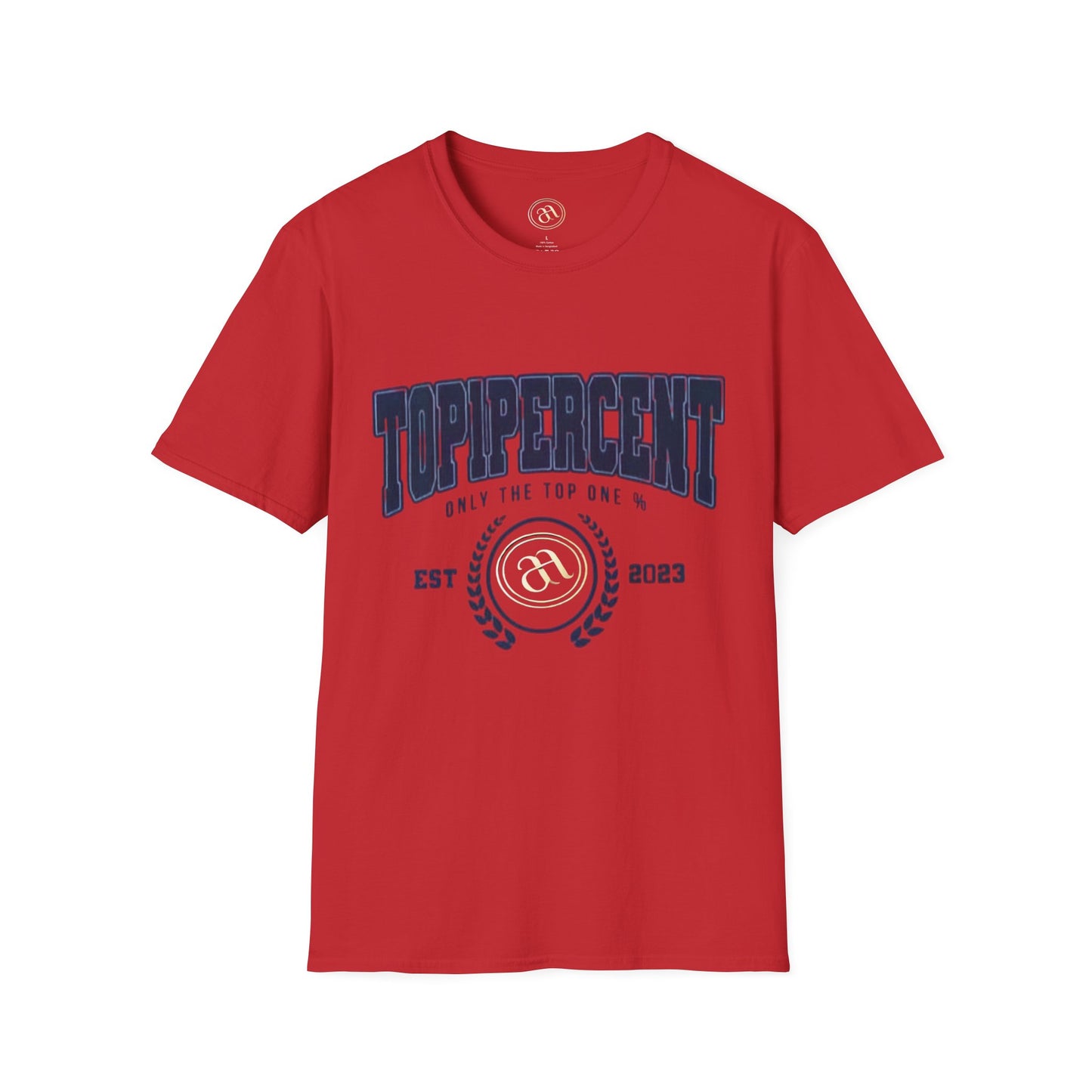 Top Percent Unisex Softstyle T-Shirt - Celebrate Excellence, Perfect for Achievement Lovers - AitaAma