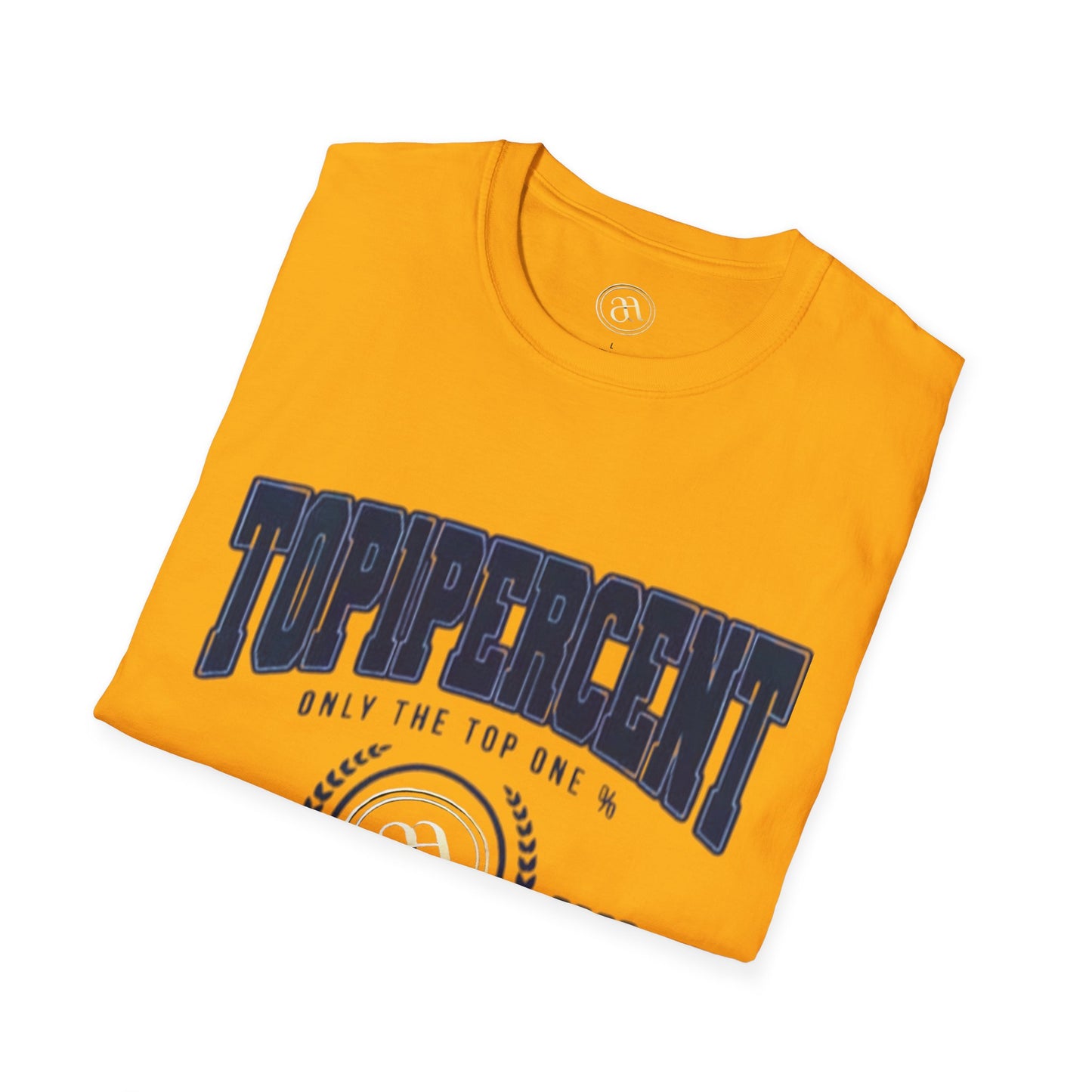 Top Percent Unisex Softstyle T-Shirt - Celebrate Excellence, Perfect for Achievement Lovers - AitaAma