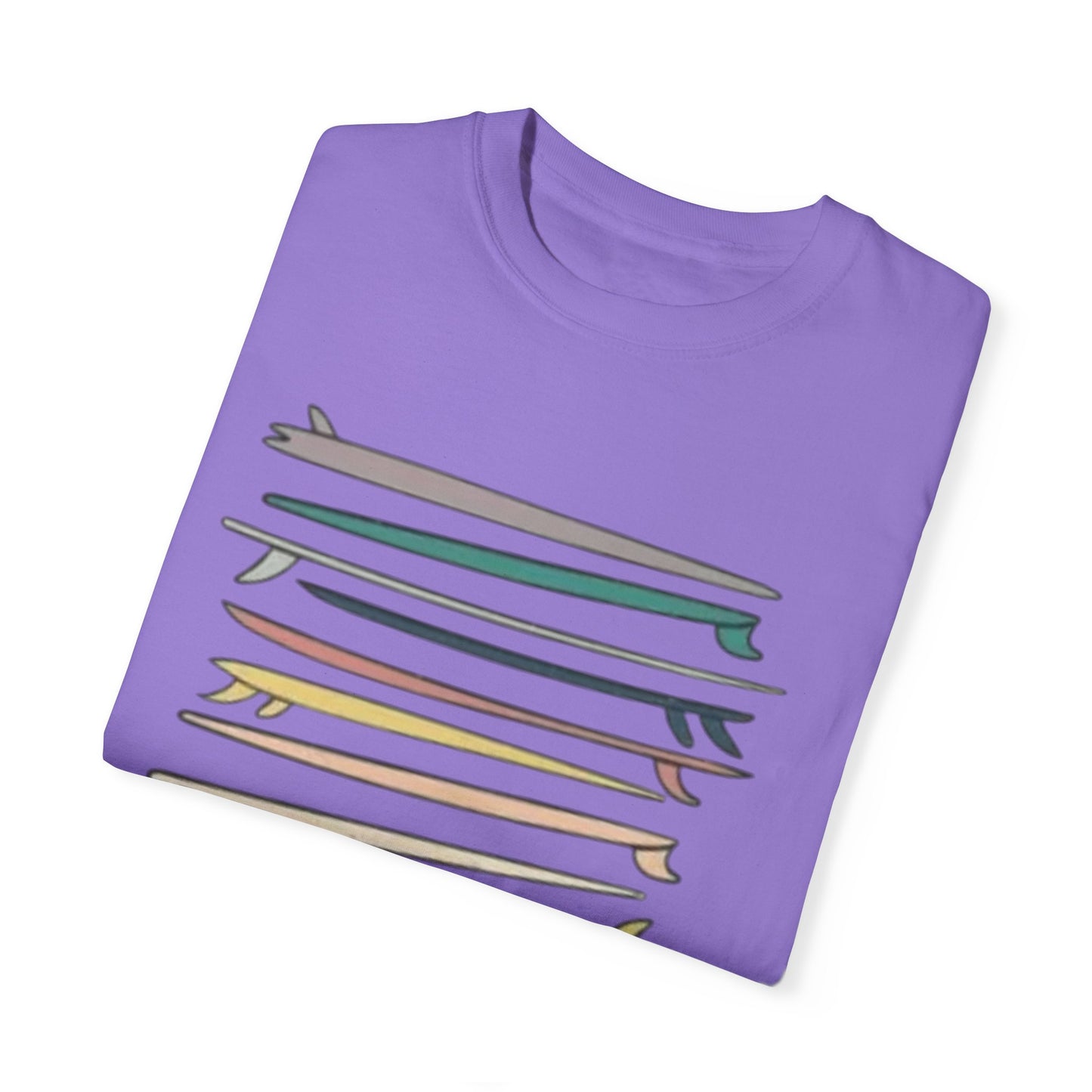 Surf's Up Unisex Garment-Dyed T-Shirt - Perfect for Beach Lovers - AitaAma