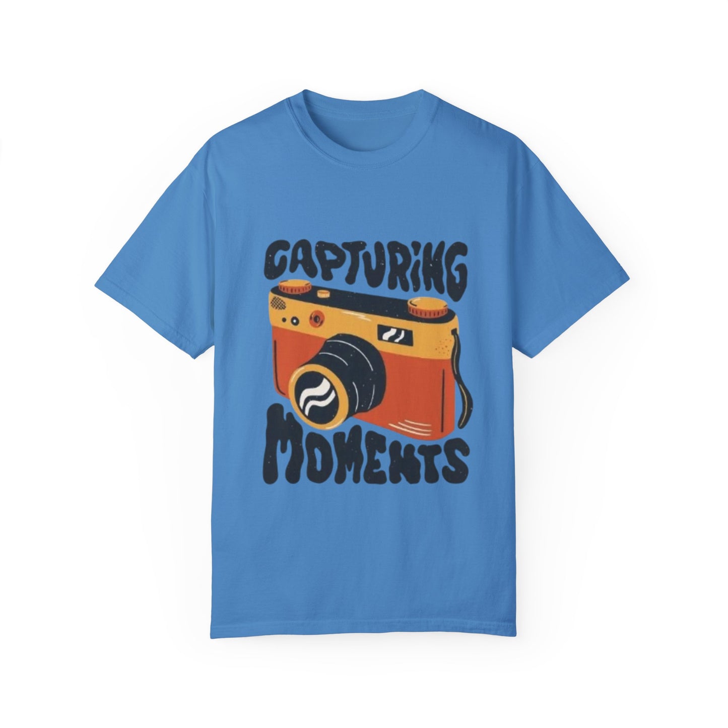 Capturing Moments Unisex Garment-Dyed T-shirt - Photography Lovers Tee - AitaAma