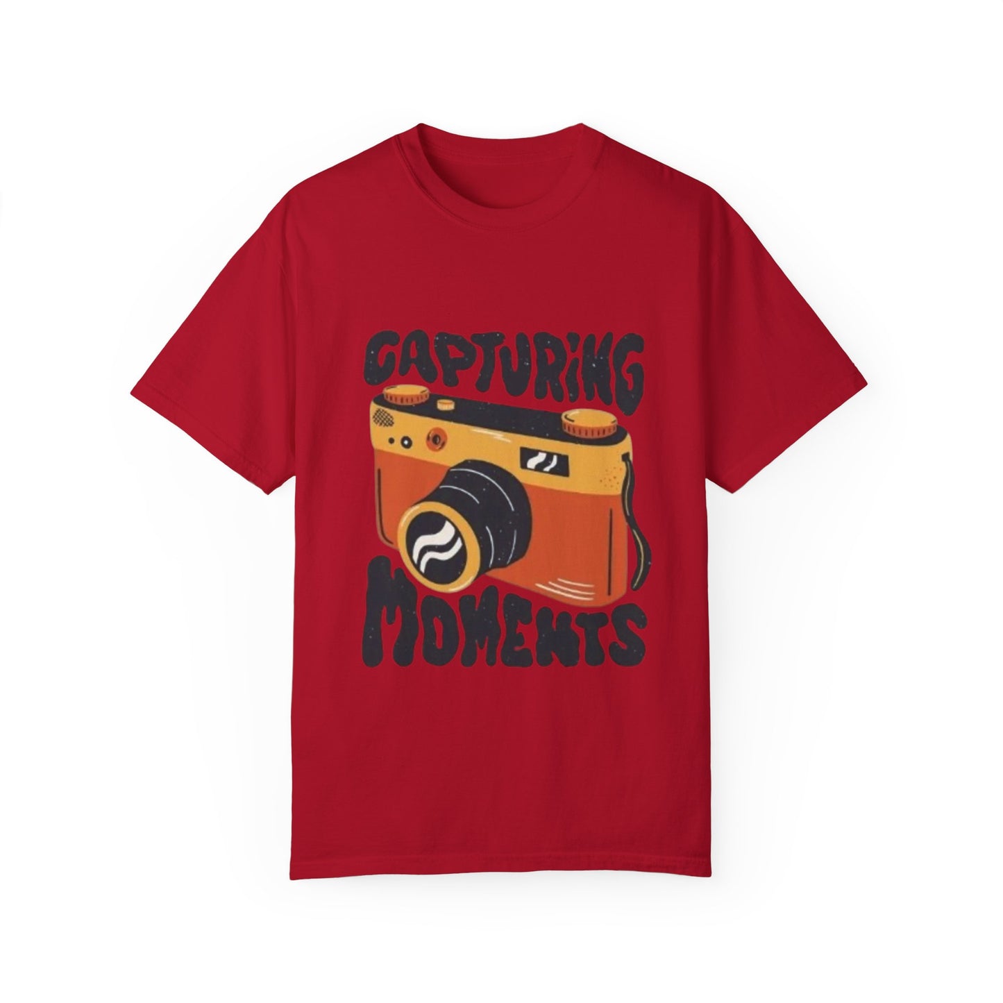 Capturing Moments Unisex Garment-Dyed T-shirt - Photography Lovers Tee - AitaAma