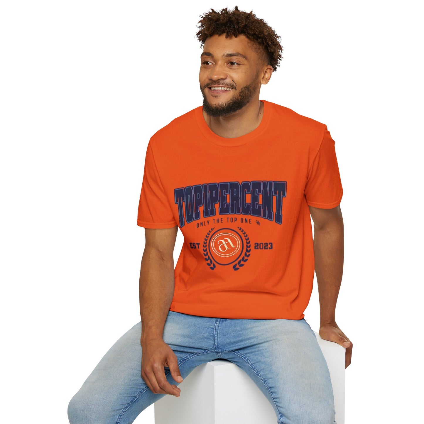 Top Percent Unisex Softstyle T-Shirt - Celebrate Excellence, Perfect for Achievement Lovers - AitaAma