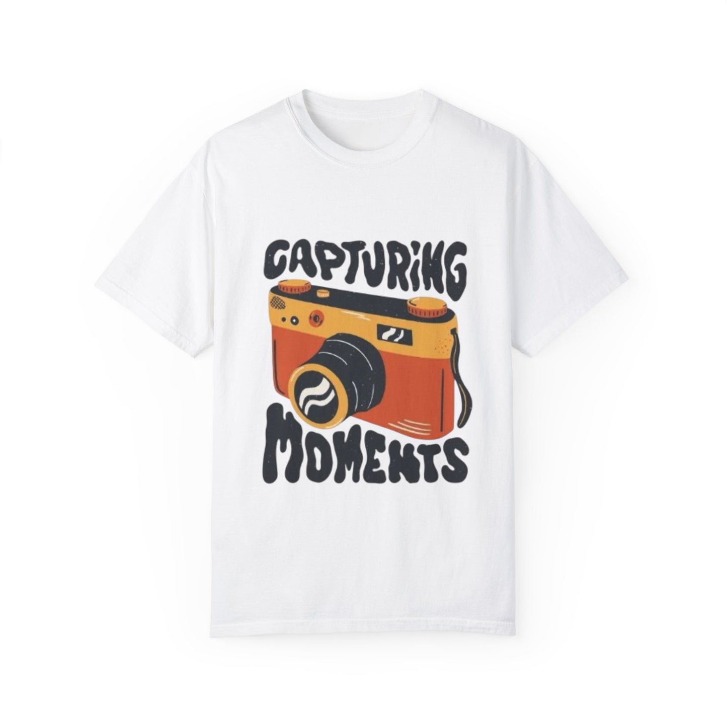 Capturing Moments Unisex Garment-Dyed T-shirt - Photography Lovers Tee - AitaAma
