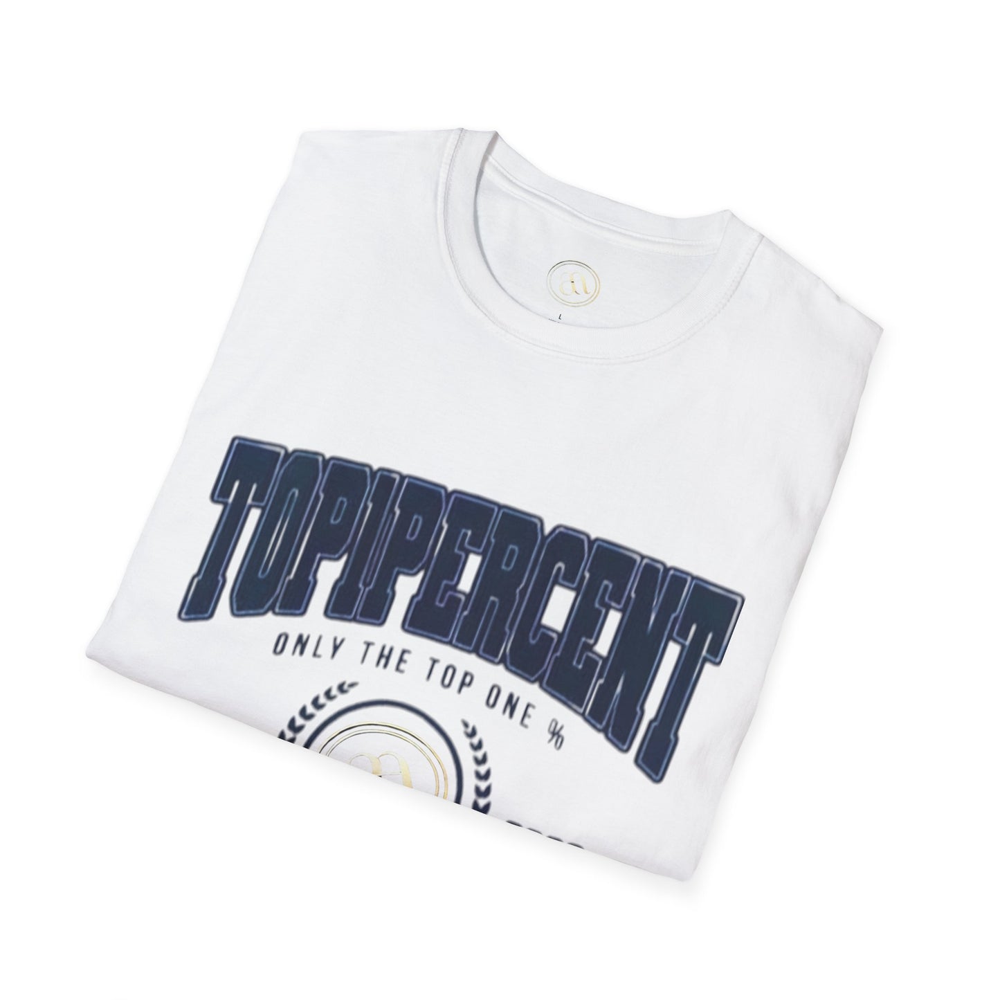 Top Percent Unisex Softstyle T-Shirt - Celebrate Excellence, Perfect for Achievement Lovers - AitaAma