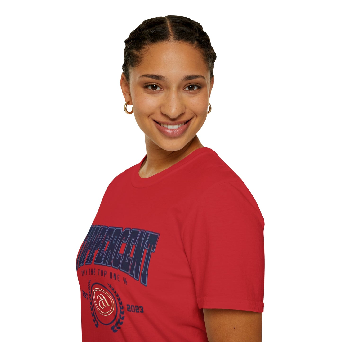 Top Percent Unisex Softstyle T-Shirt - Celebrate Excellence, Perfect for Achievement Lovers - AitaAma