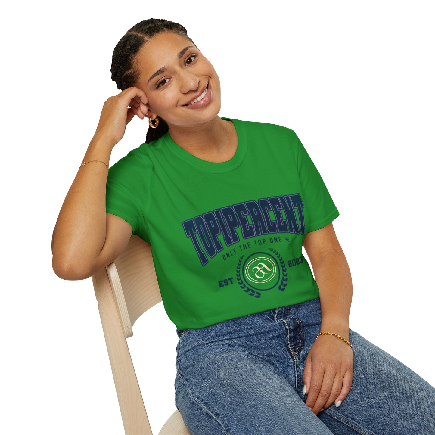 Top Percent Unisex Softstyle T-Shirt - Celebrate Excellence, Perfect for Achievement Lovers - AitaAma