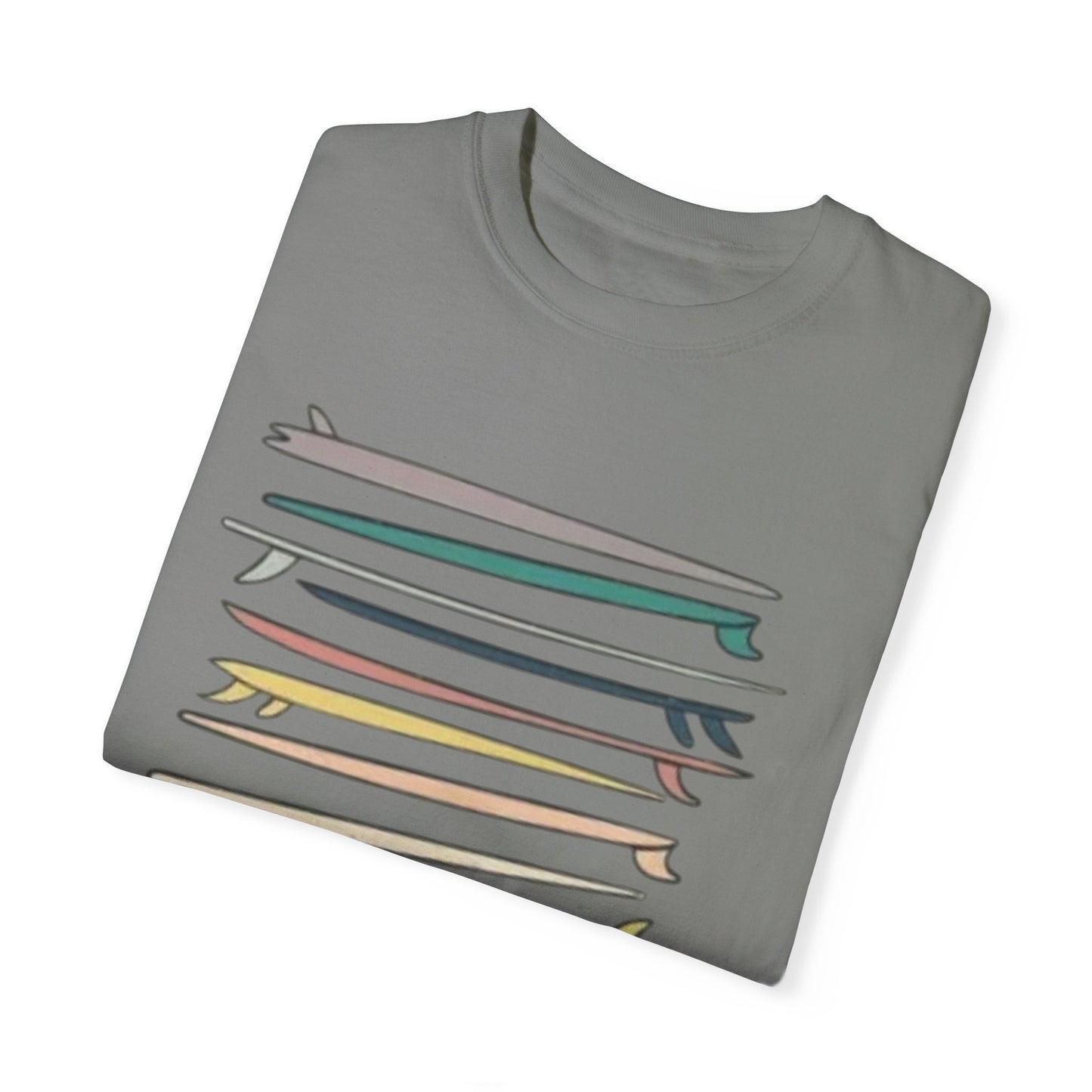 Surf's Up Unisex Garment-Dyed T-Shirt - Perfect for Beach Lovers - AitaAma