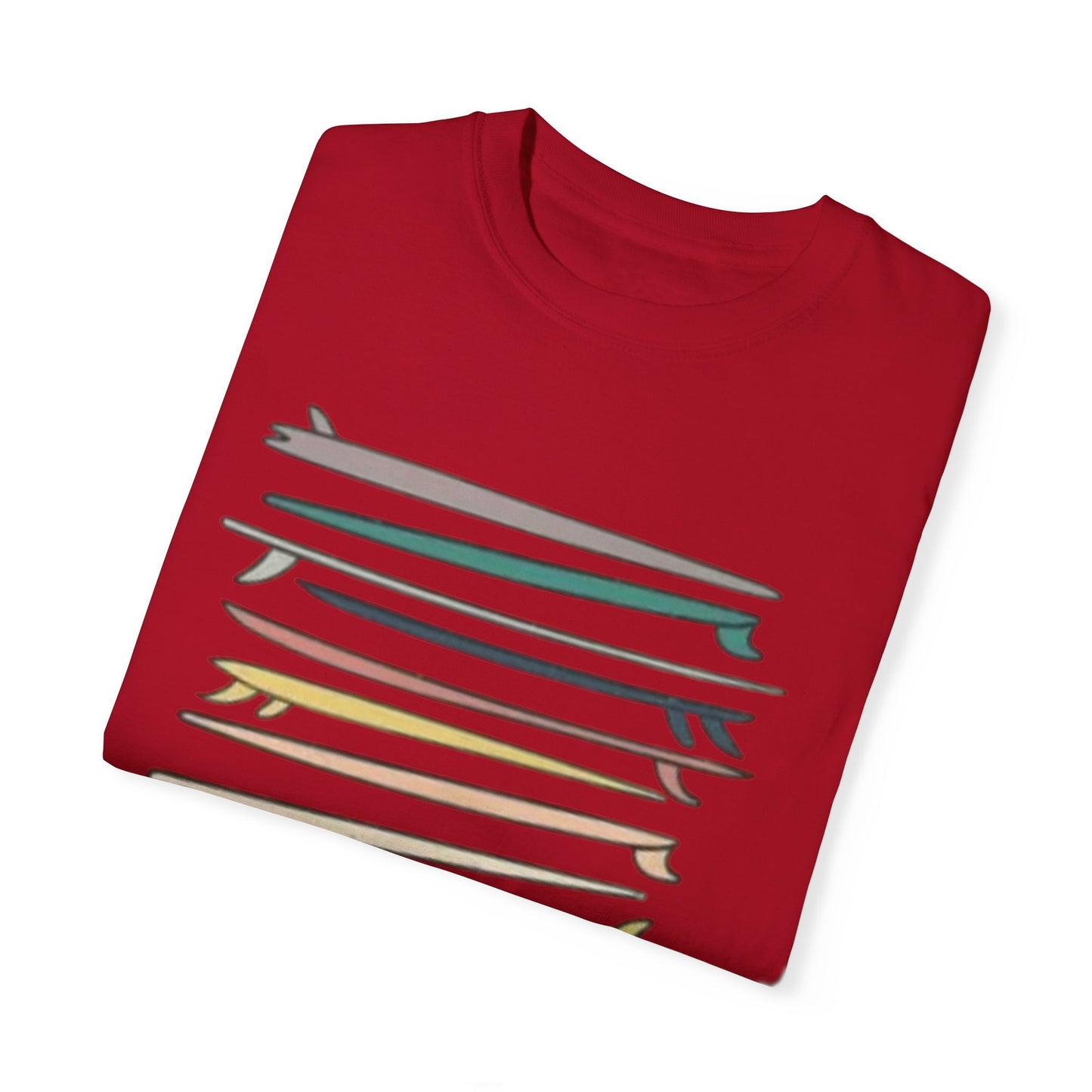 Surf's Up Unisex Garment-Dyed T-Shirt - Perfect for Beach Lovers - AitaAma