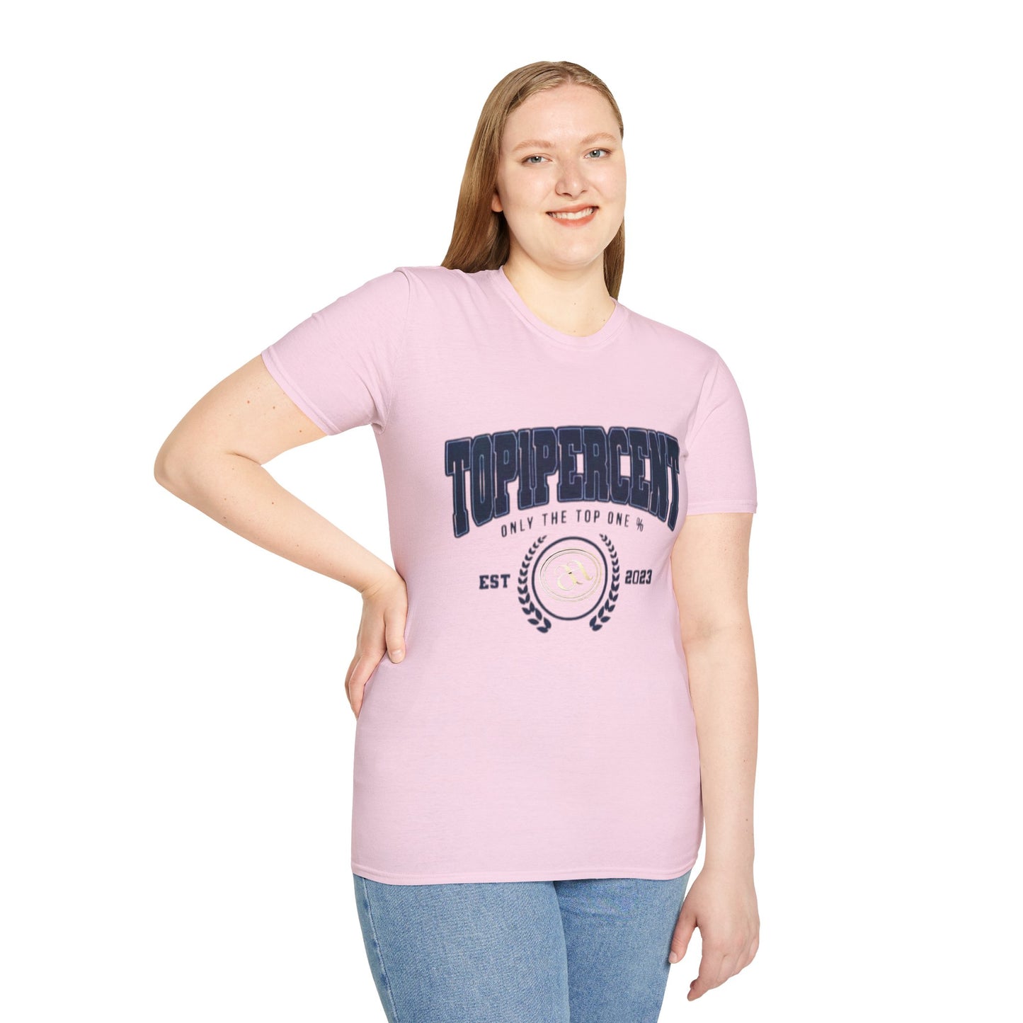 Top Percent Unisex Softstyle T-Shirt - Celebrate Excellence, Perfect for Achievement Lovers - AitaAma