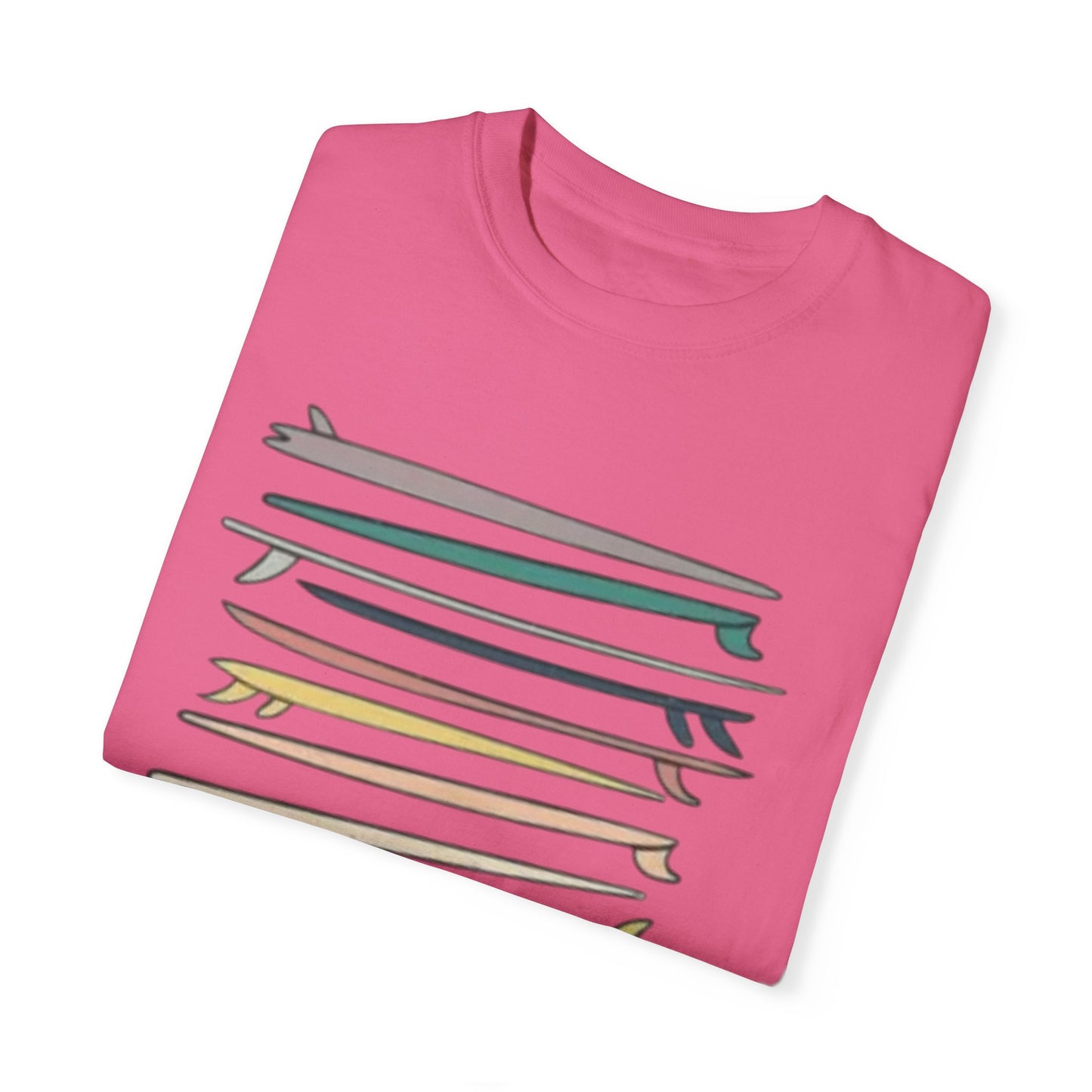 Surf's Up Unisex Garment-Dyed T-Shirt - Perfect for Beach Lovers - AitaAma
