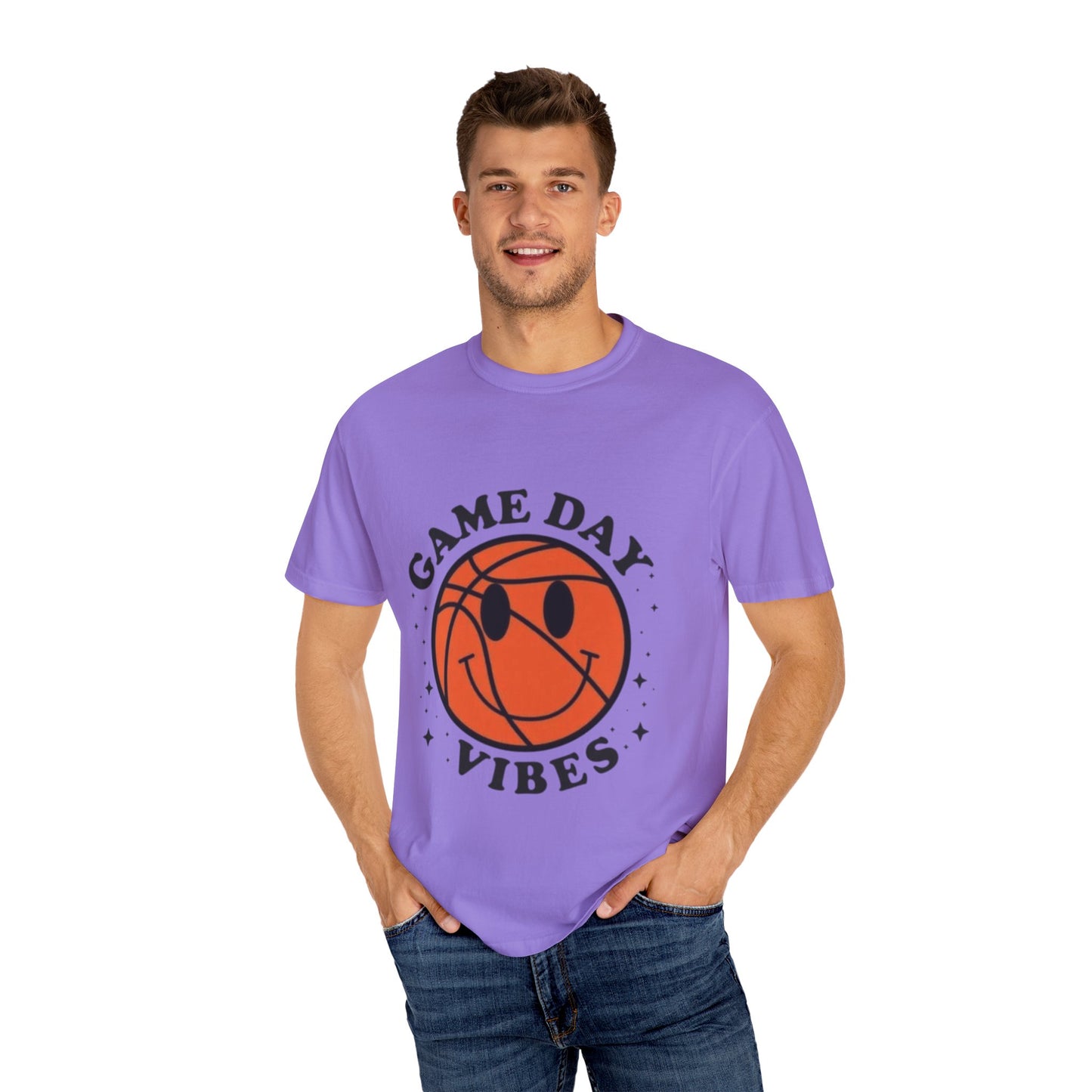 Game Day Vibes Unisex Garment-Dyed T-Shirt - AitaAma