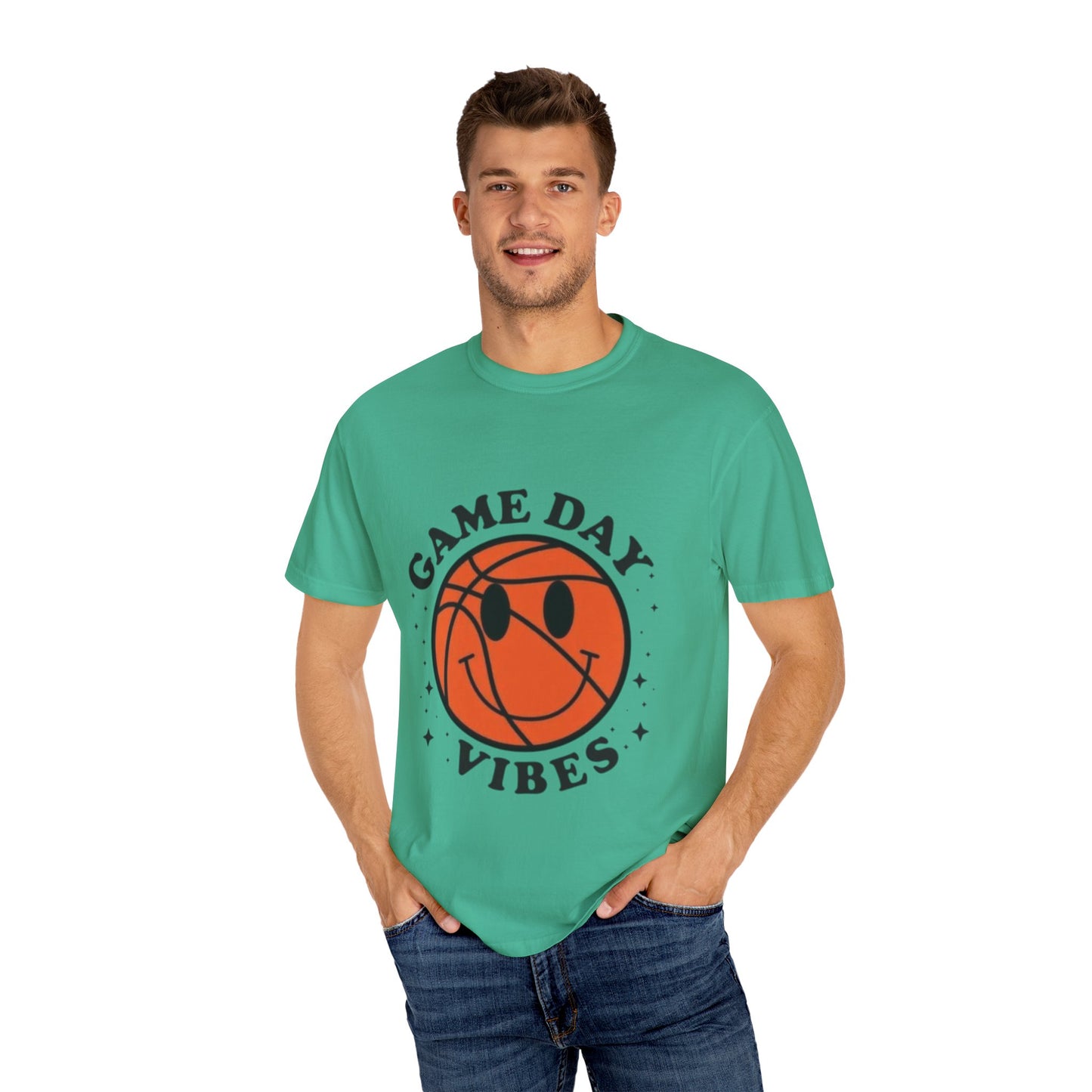 Game Day Vibes Unisex Garment-Dyed T-Shirt - AitaAma