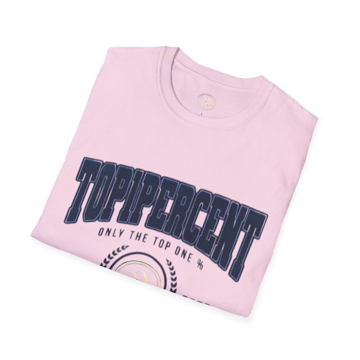 Top Percent Unisex Softstyle T-Shirt - Celebrate Excellence, Perfect for Achievement Lovers - AitaAma