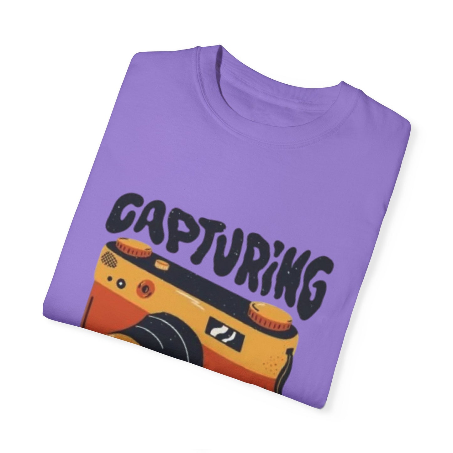 Capturing Moments Unisex Garment-Dyed T-shirt - Photography Lovers Tee - AitaAma