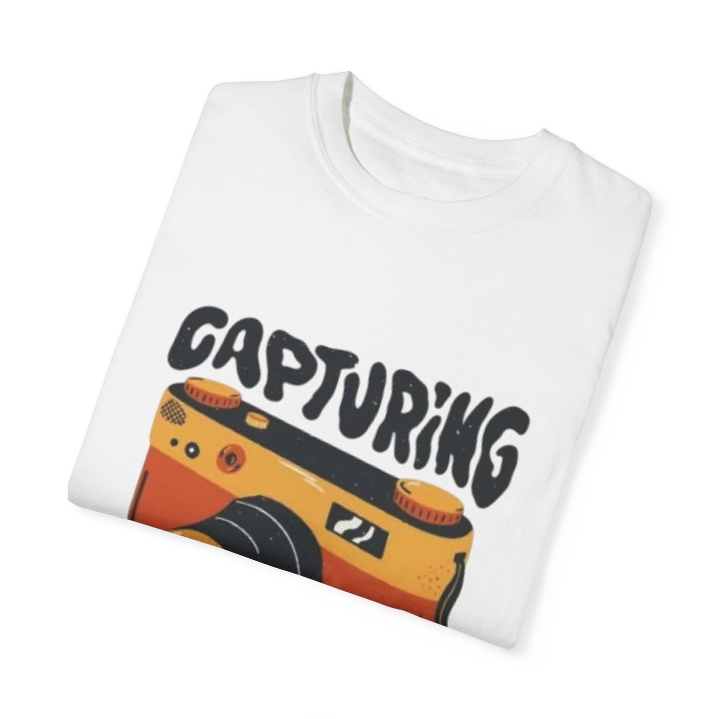 Capturing Moments Unisex Garment-Dyed T-shirt - Photography Lovers Tee - AitaAma