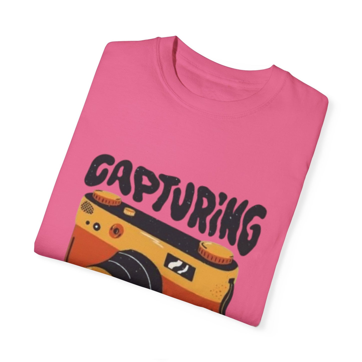 Capturing Moments Unisex Garment-Dyed T-shirt - Photography Lovers Tee - AitaAma