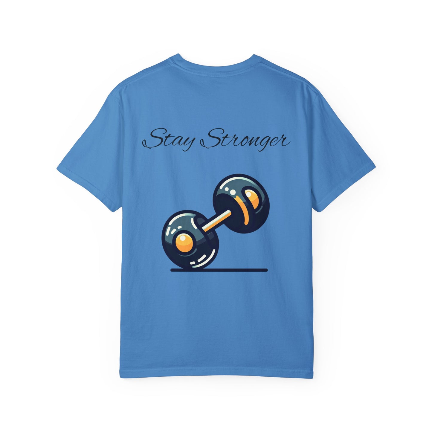 Motivational Fitness T-Shirt - "Stronger Than Yesterday"