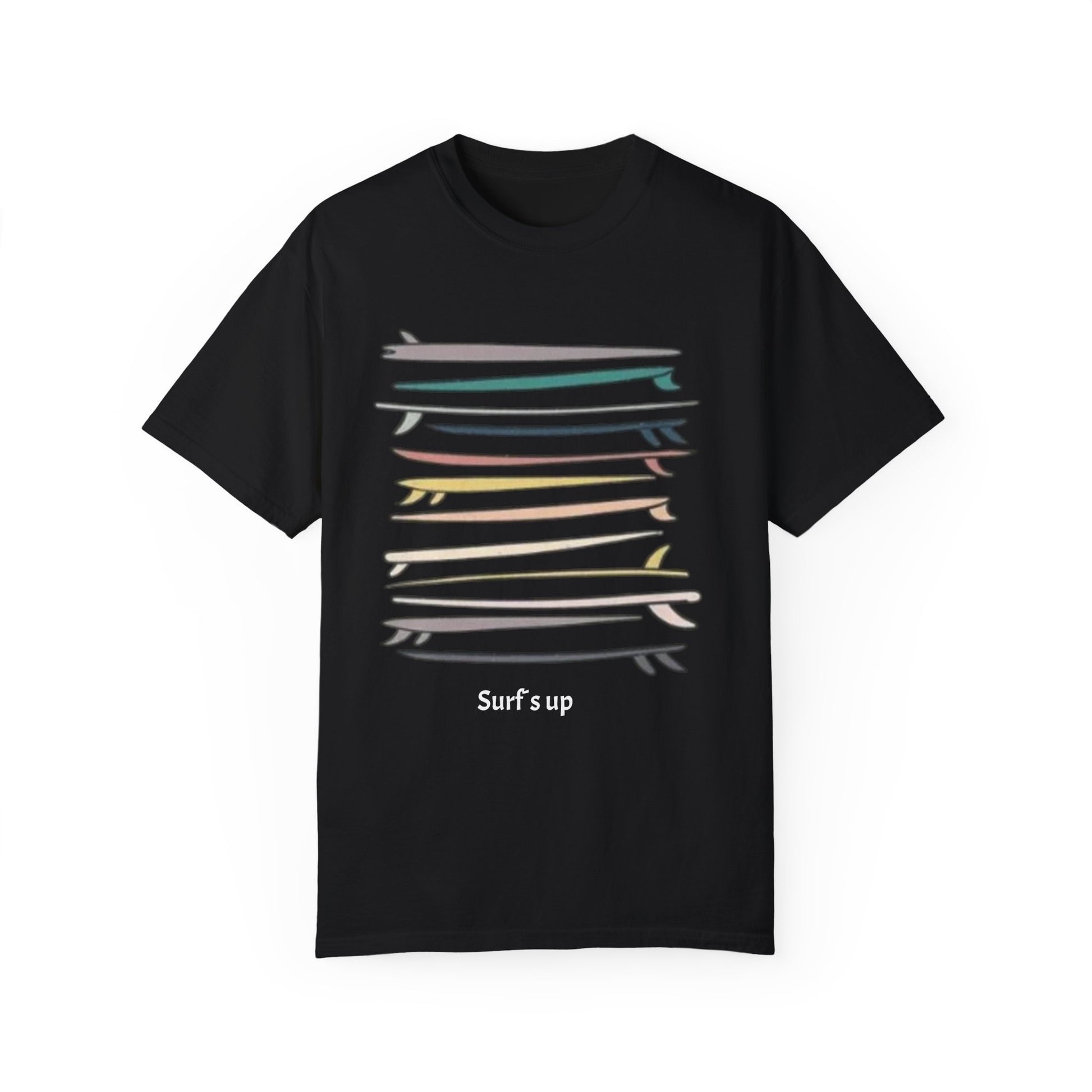 Surf's Up Unisex Garment-Dyed T-Shirt - Perfect for Beach Lovers - AitaAma