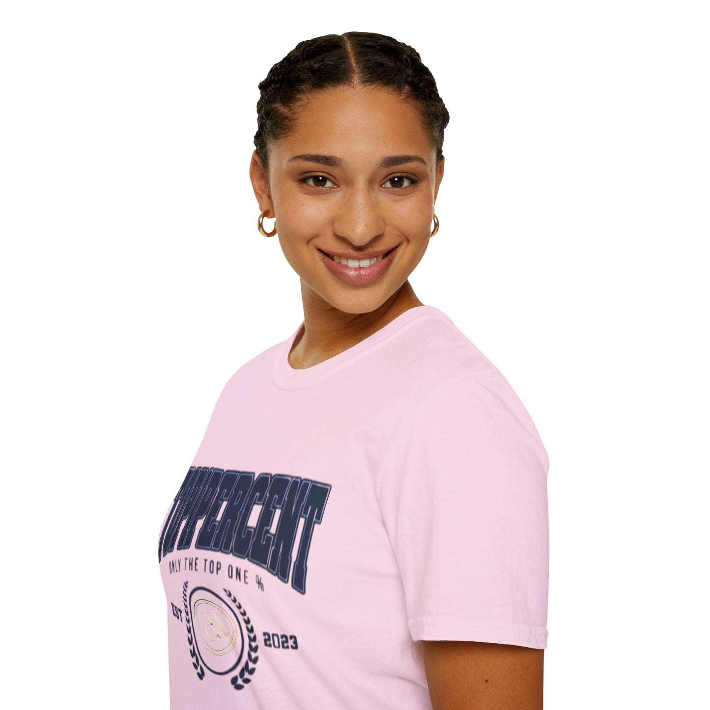 Top Percent Unisex Softstyle T-Shirt - Celebrate Excellence, Perfect for Achievement Lovers