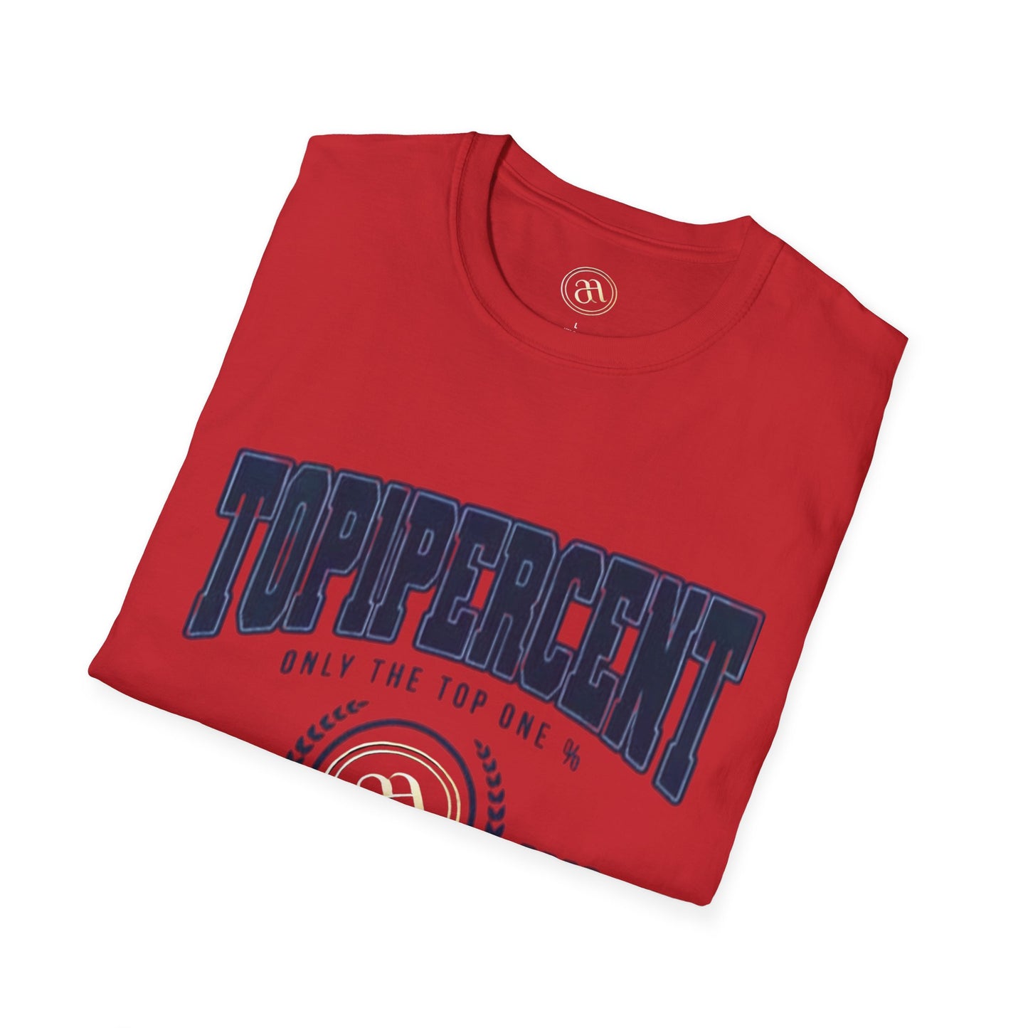 Top Percent Unisex Softstyle T-Shirt - Celebrate Excellence, Perfect for Achievement Lovers