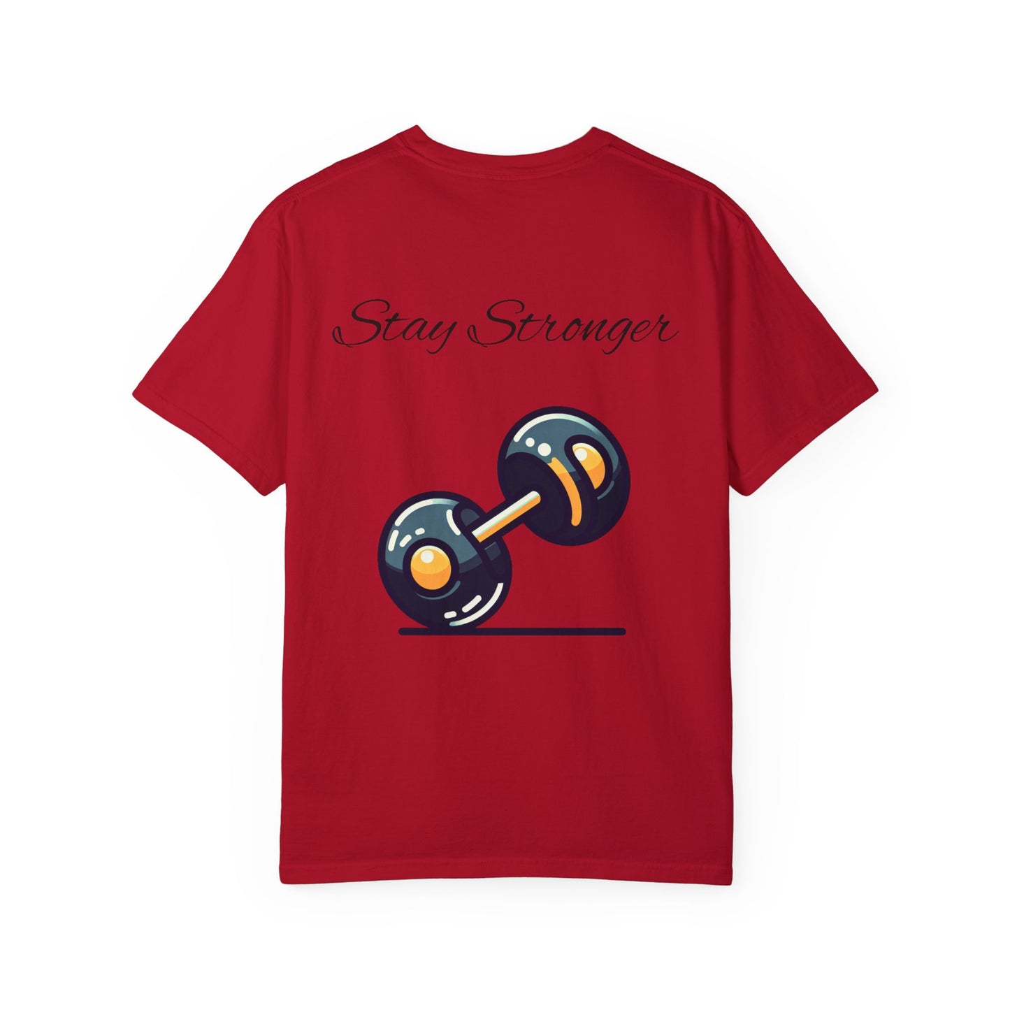 Motivational Fitness T-Shirt - "Stronger Than Yesterday"