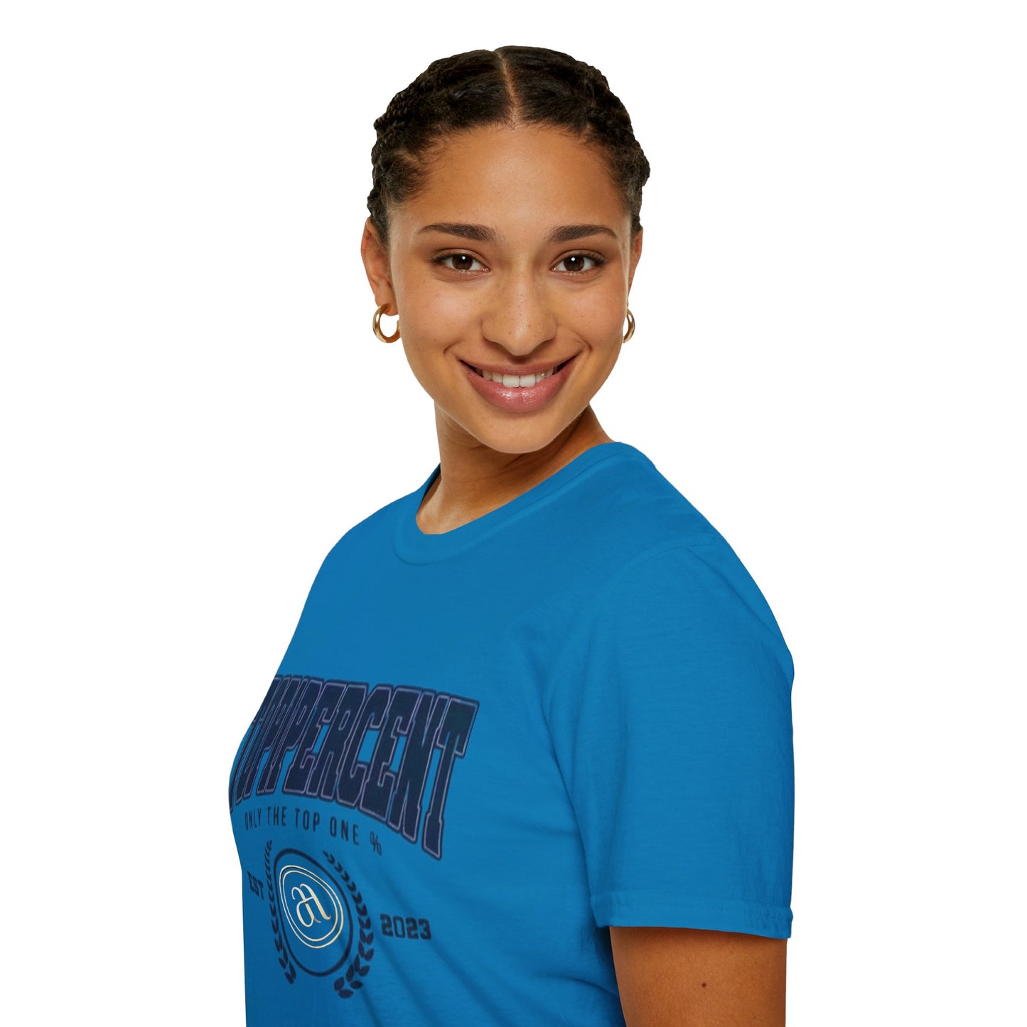 Top Percent Unisex Softstyle T-Shirt - Celebrate Excellence, Perfect for Achievement Lovers