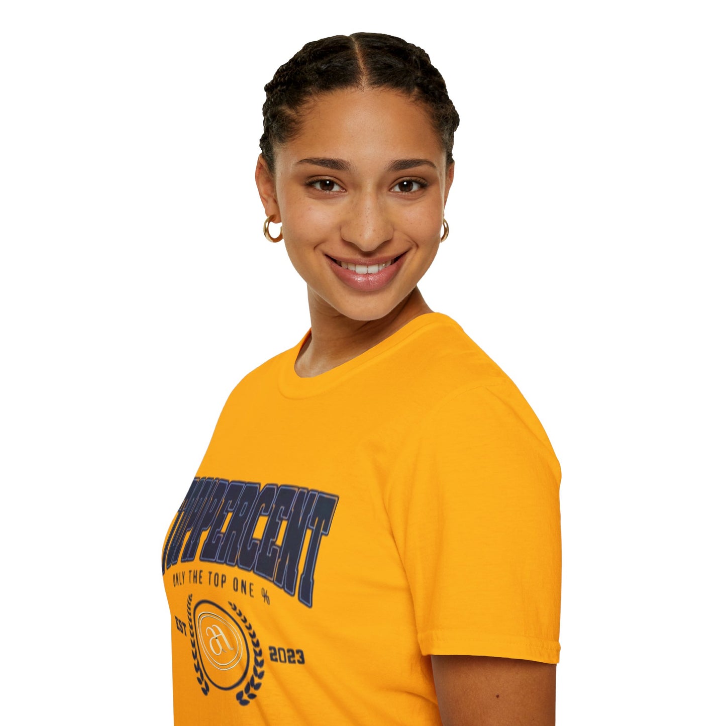 Top Percent Unisex Softstyle T-Shirt - Celebrate Excellence, Perfect for Achievement Lovers