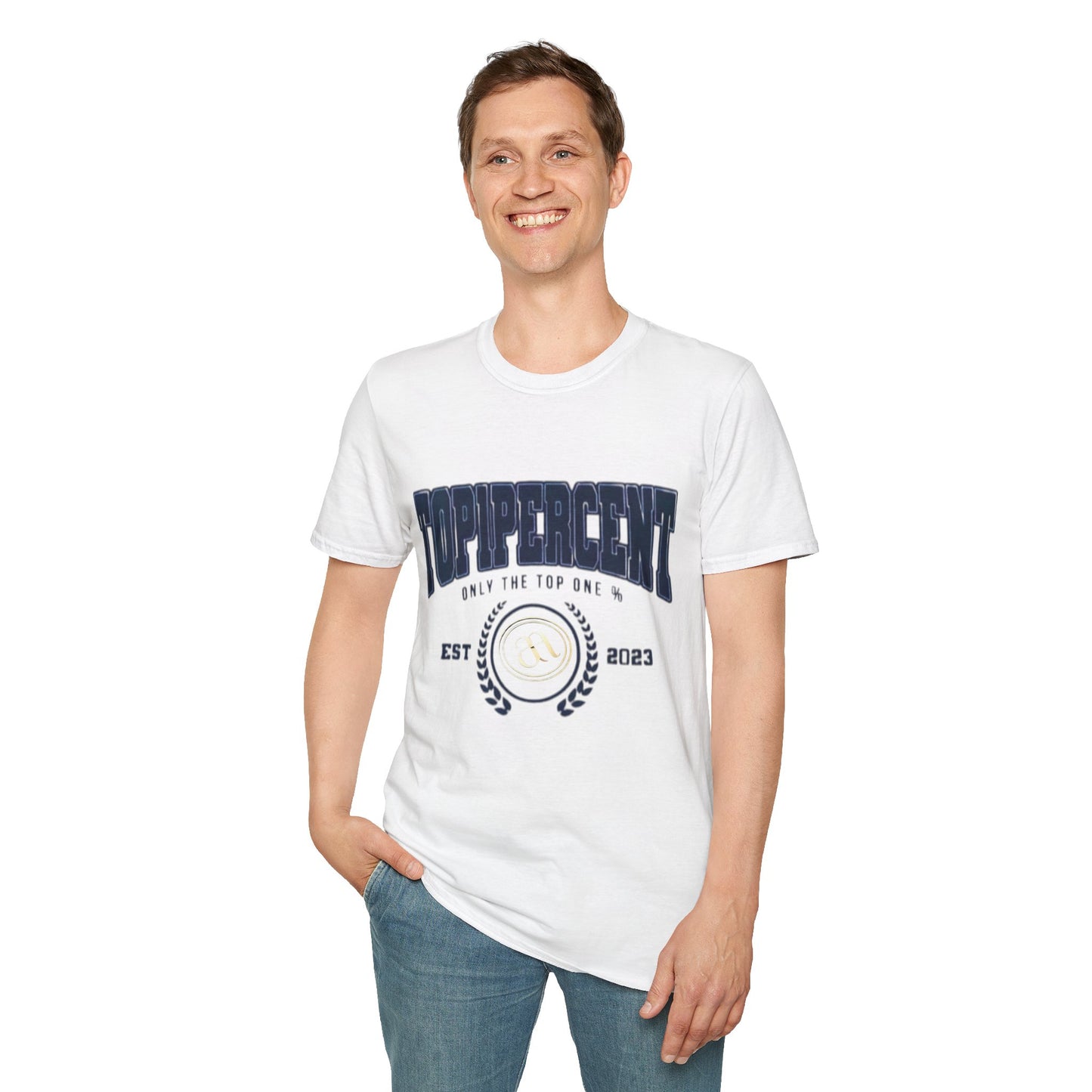 Top Percent Unisex Softstyle T-Shirt - Celebrate Excellence, Perfect for Achievement Lovers