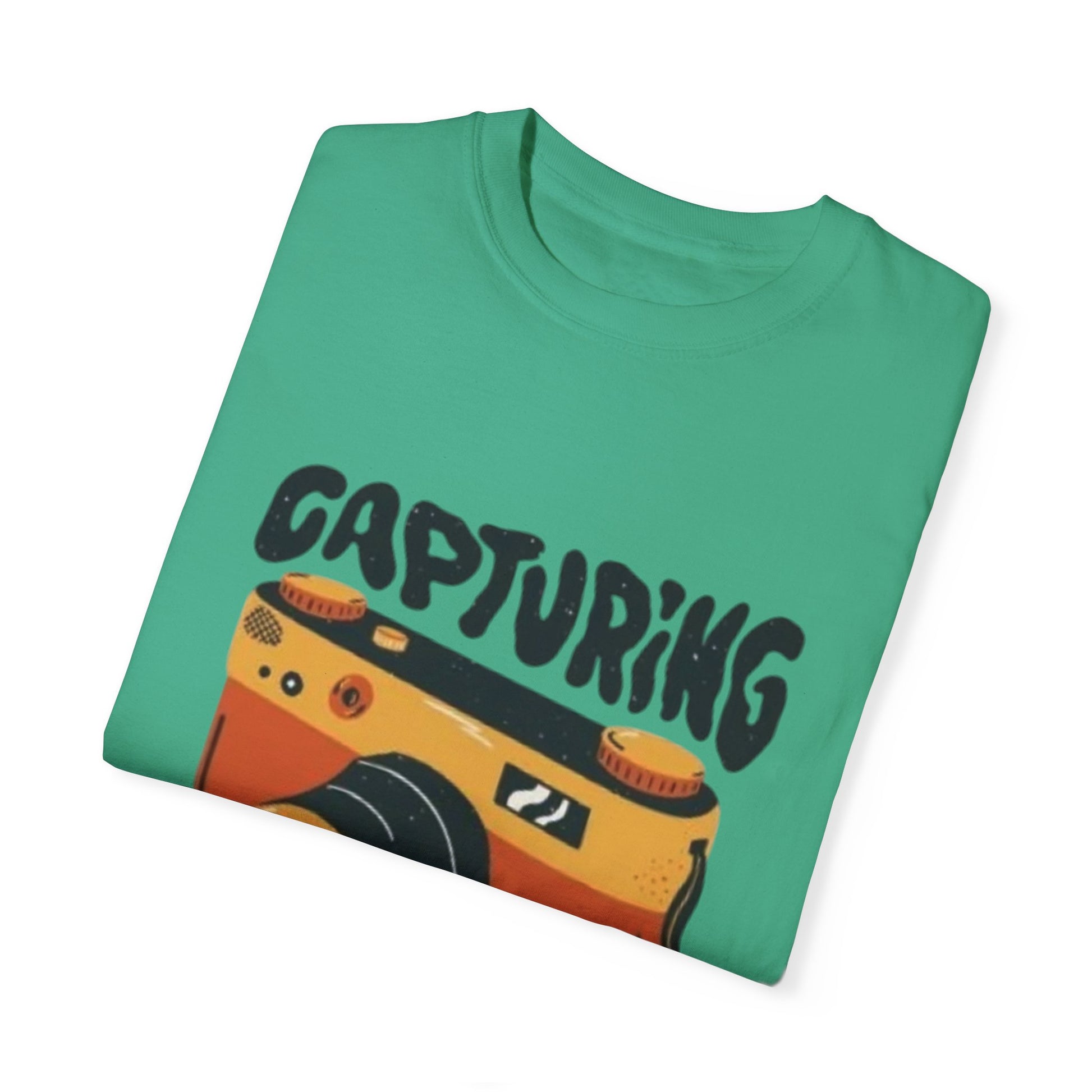 Capturing Moments Unisex Garment-Dyed T-shirt - Photography Lovers Tee - AitaAma