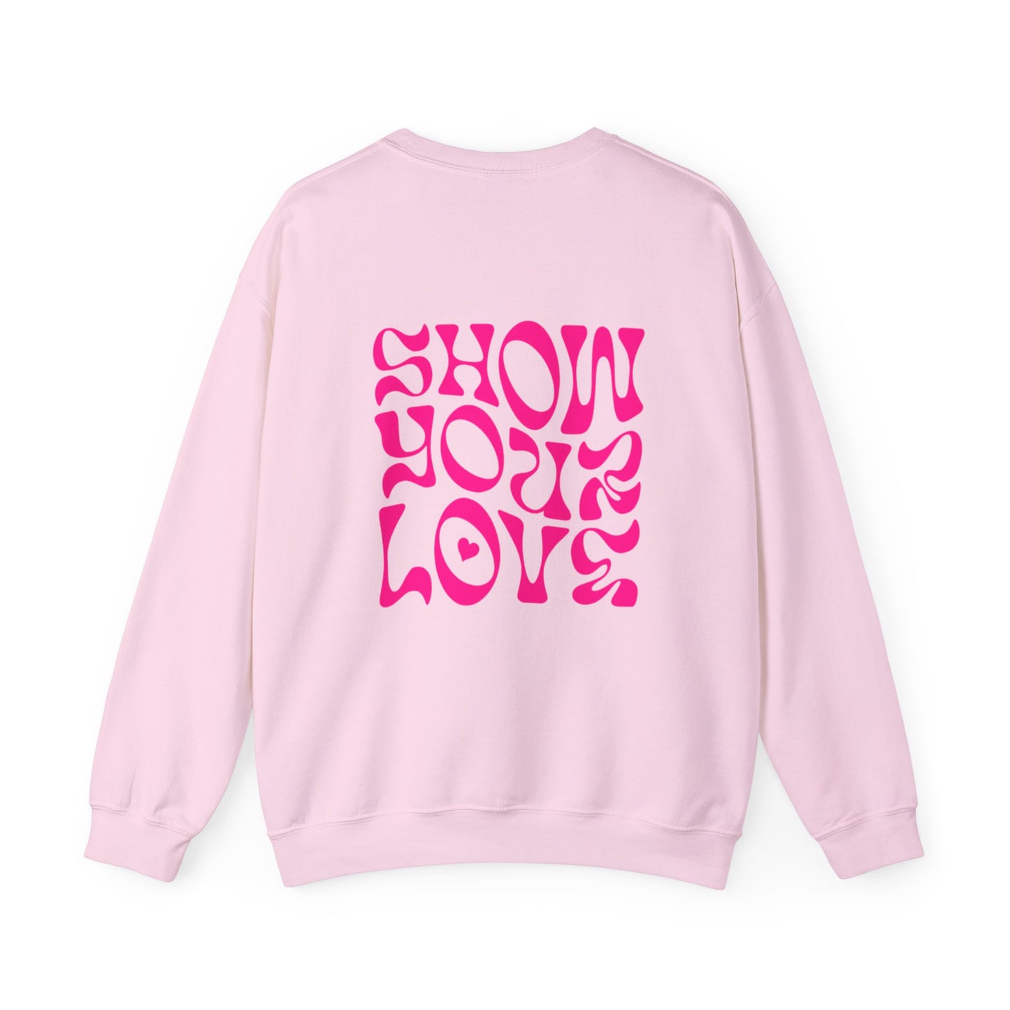 Show Your Love Crewneck Sweatshirt - Unisex Heavy Blend™